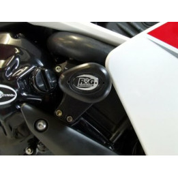 Tampons de protection supérieurs R&G RACING Aero noir Yamaha YZF-R1 CP0197BL