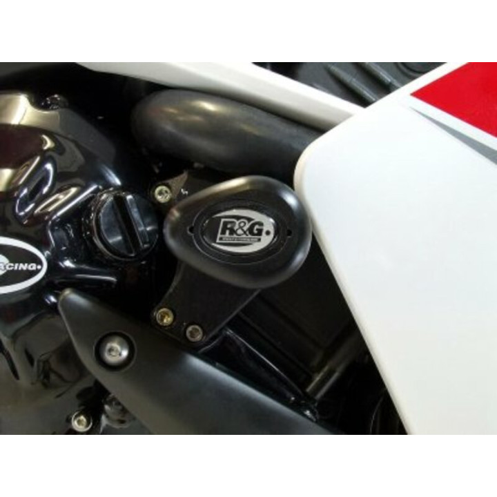 Tampons de protection supérieurs R&G RACING Aero noir Yamaha YZF-R1 CP0197BL