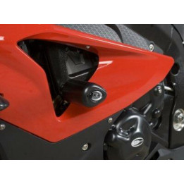 Tampons de protection R&G RACING Aero noir BMW S1000RR CP0307BL