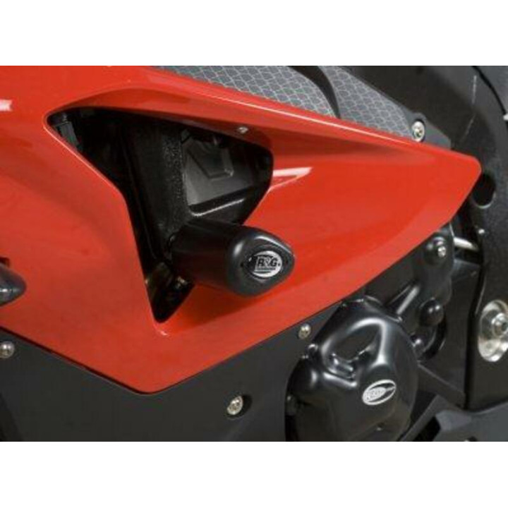 Tampons de protection R&G RACING Aero noir BMW S1000RR CP0307BL