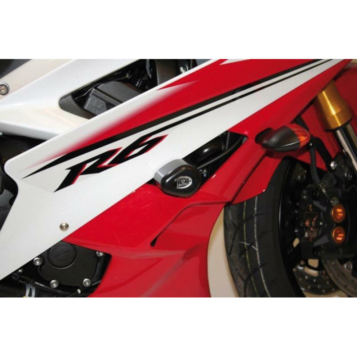 Tampons supérieurs Aéro R&G RACING noir Yamaha | Oxmoto