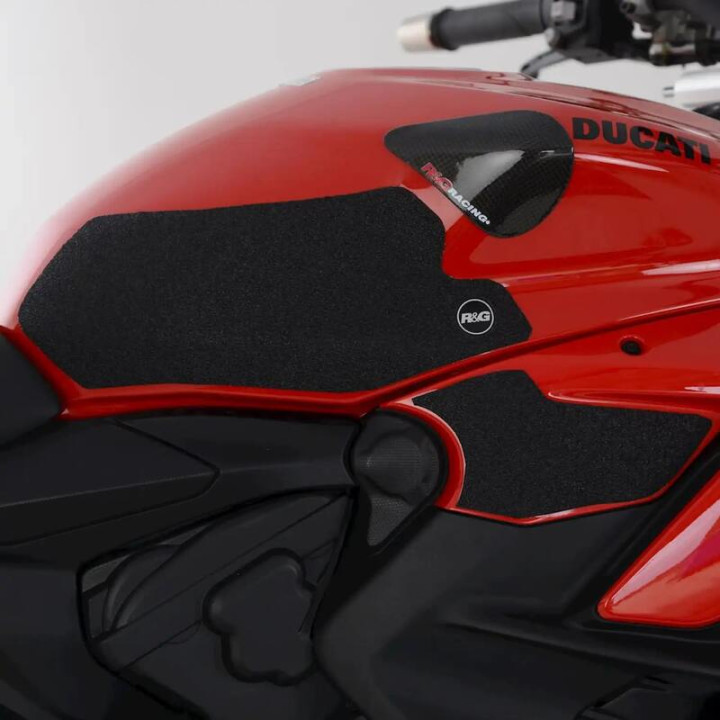Grip de réservoir R&G RACING - Transparent | Oxmoto