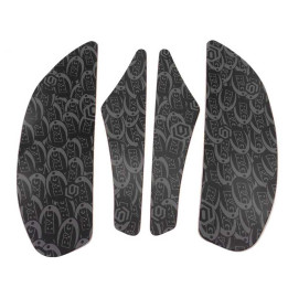 Kit grip de réservoir 4 pièces R&G RACING Race Grip - noir RACEGRIP002BL