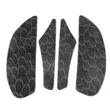 Kit grip de réservoir 4 pièces R&G RACING Race Grip - noir RACEGRIP002BL