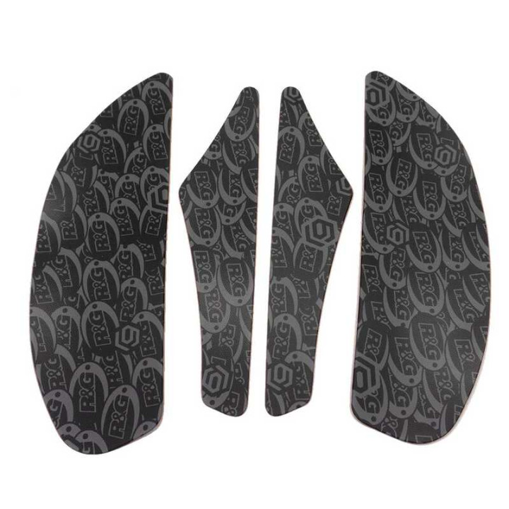 Kit grip de réservoir 4 pièces R&G RACING Race Grip - noir RACEGRIP002BL