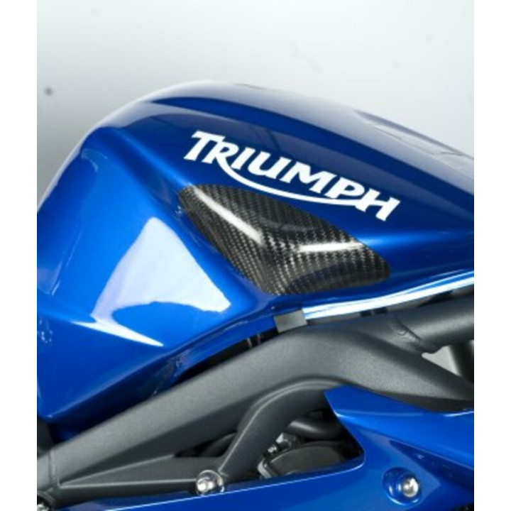 Sliders de réservoir R&G RACING carbone Triumph | Oxmoto