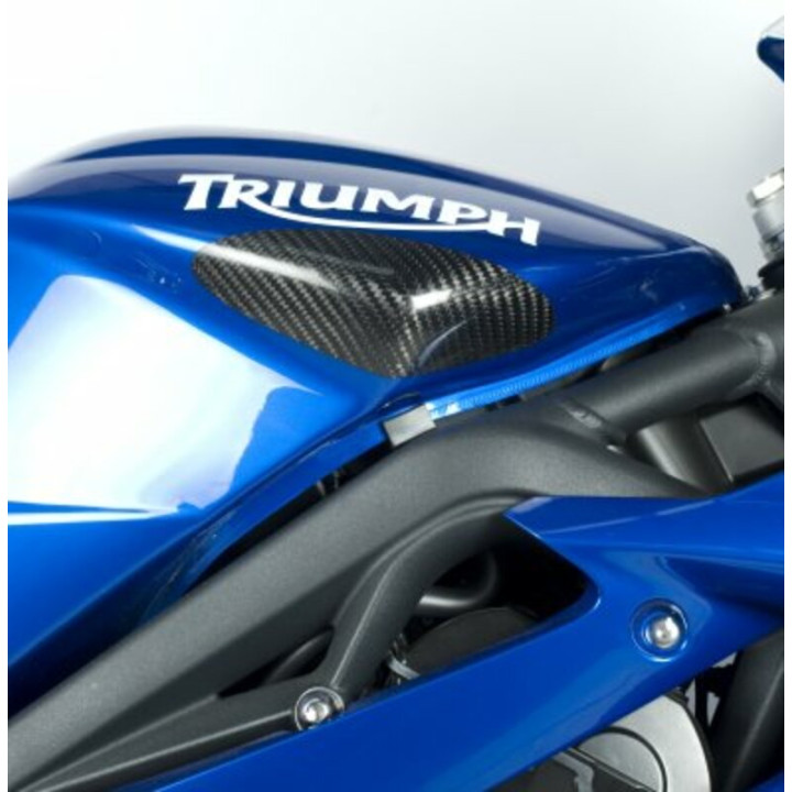 Sliders de réservoir R&G RACING carbone Triumph | Oxmoto