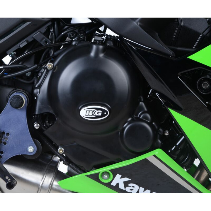 Couvre-carter droit R&G RACING noir Kawasaki Z650 | Oxmoto