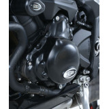 Couvre-carter gauche R&G RACING noir Triumph | Oxmoto