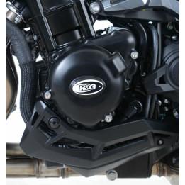 Couvre-carter gauche R&G RACING noir Kawasaki Z900 | Oxmoto