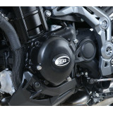 Couvre-carter gauche R&G RACING noir Kawasaki Z900 | Oxmoto