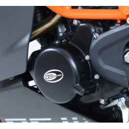 Couvre-carter gauche noir R&G RACING KTM RC125/200 | Oxmoto