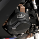 Couvre-carter gauche (alternateur) R&G RACING PRO noir ECC0287PRO