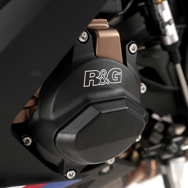 Couvre-carter gauche (alternateur) R&G RACING PRO noir ECC0287PRO