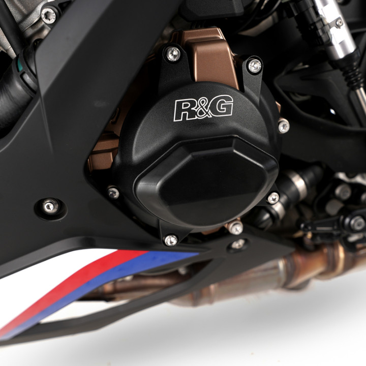Couvre-carter gauche (alternateur) R&G RACING PRO noir ECC0287PRO