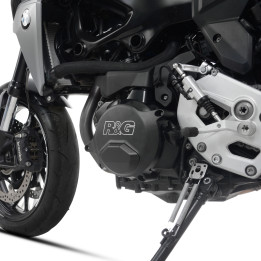 Kit de couvre-carter moteur (alternateur/embrayage) R&G RACING PRO noir KEC0177PRO