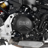 Kit de couvre-carter moteur (alternateur/embrayage) R&G RACING PRO noir KEC0177PRO