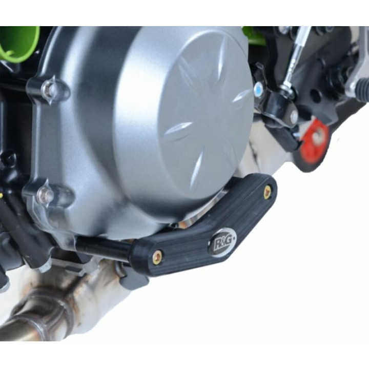 Slider moteur gauche R&G RACING noir Kawasaki Z650 | Oxmoto