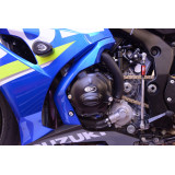 Couvre-carter gauche R&G RACING Race Series noir Suzuki GSX-R1000 ECC0229R