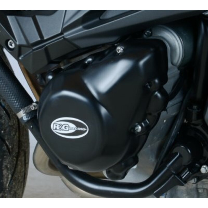 Couvre-carter gauche R&G RACING noir Kawasaki Z800 | Oxmoto