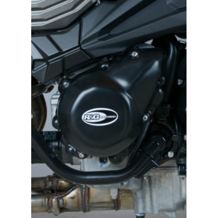 Couvre-carter gauche R&G RACING noir Kawasaki Z800 | Oxmoto