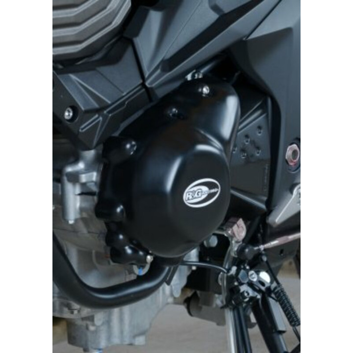 Couvre-carter gauche R&G RACING noir Kawasaki Z800 | Oxmoto