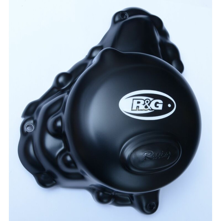 Couvre-carter gauche R&G RACING Race Series noir Triumph ECC0141R