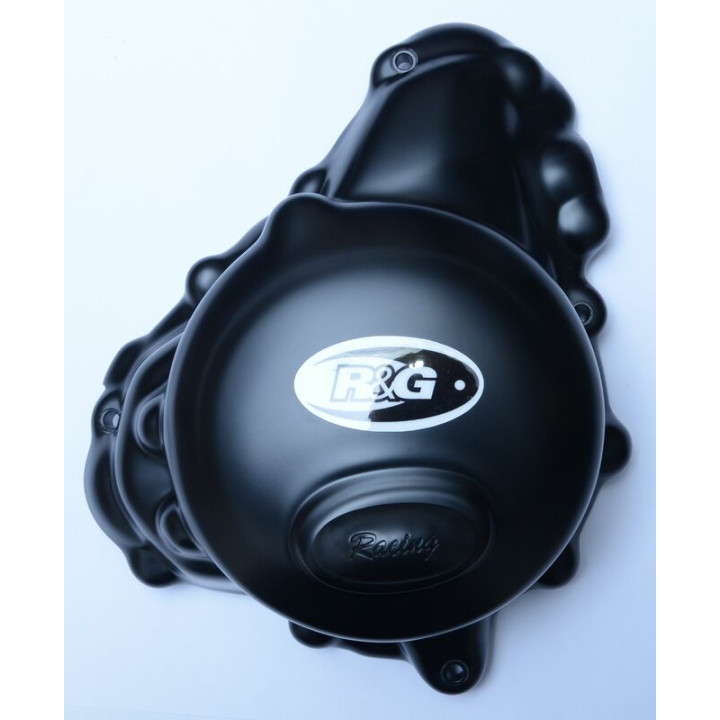 Couvre-carter gauche R&G RACING Race Series noir Triumph ECC0141R