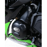 Couvre-carter gauche R&G RACING noir Kawasaki Z650 | Oxmoto