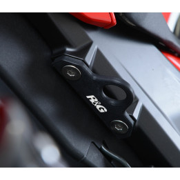 Platines pour sangles R&G RACING noir TH0013BK | Oxmoto