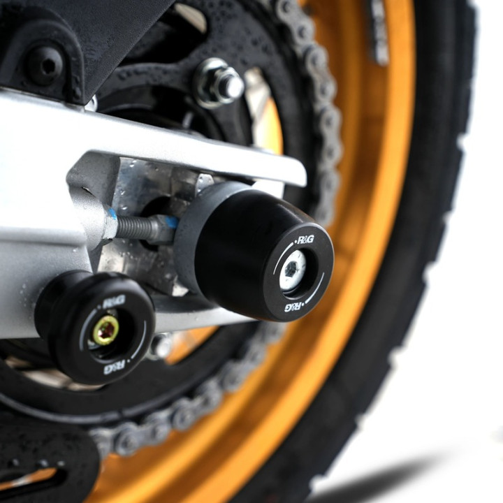 Protection de bras oscillant et d'axe de roue arrière R&G RACING SP0122BK