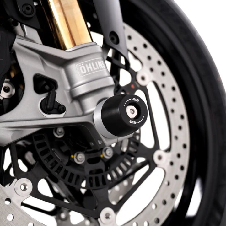 Protection de fourche R&G Racing FP0336BK | Oxmoto