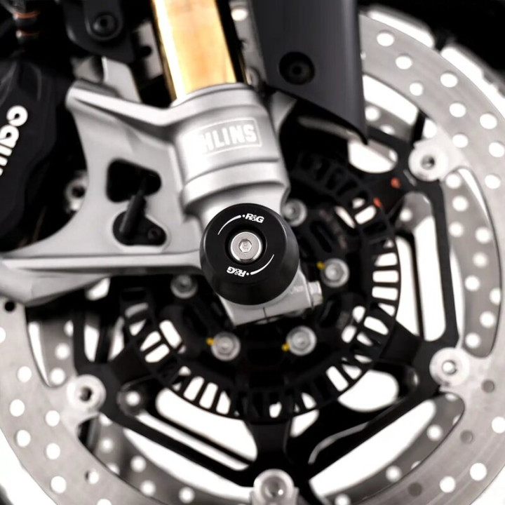 Protection de fourche R&G Racing FP0336BK | Oxmoto