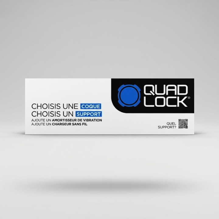 Fronton magnétique QUAD LOCK pour présentoir - français QLD-FD-FR-MOTO-QR achat en ligne