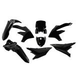 Kit plastique 6 pièces Racetech - noir R-KITYZF-NR0-626