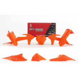 Kit plastiques Racetech orange - KTM | Oxmoto
