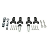 Kit fixation Racetech pour protège-mains HP3 Ø22/28,6mm R-KITMOUNTADV