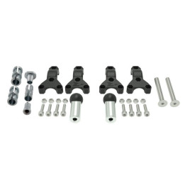 Kit fixation Racetech pour protège-mains HP3 Ø22/28,6mm R-KITMOUNTXTZ