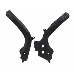 Protections de cadre Racetech bi-matières orange/noir R-PRTKTMNR001