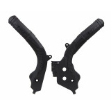 Protections de cadre Racetech bi-matières orange/noir R-PRTKTMNR001
