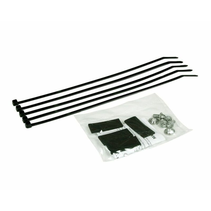 Protections de cadre Racetech bi-matières orange/noir R-PRTBETNR001