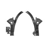 Protections de cadre Racetech - noir R-PRTSTKNR0023 | Oxmoto