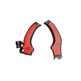Protections de cadre Racetech - noir/rouge R-PRTKOVNRRS25