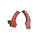 Protections de cadre Racetech - noir/rouge R-PRTKOVNRRS25