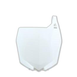 Plaque numéro frontale Racetech blanc Yamaha R-TBYZFBN0010