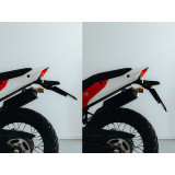 Support de plaque Racetech - noir | Oxmoto