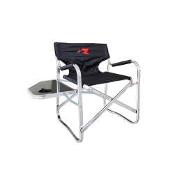 Chaise de paddock pliante Racetech - noir | Oxmoto