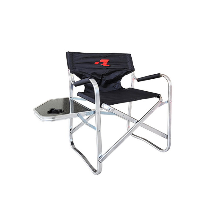 Chaise de paddock pliante Racetech - noir | Oxmoto
