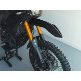 Kit garde-boue avant et protections de fourche Racetech - noir