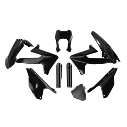 Kit plastique Racetech 7 pièces - noir | Oxmoto